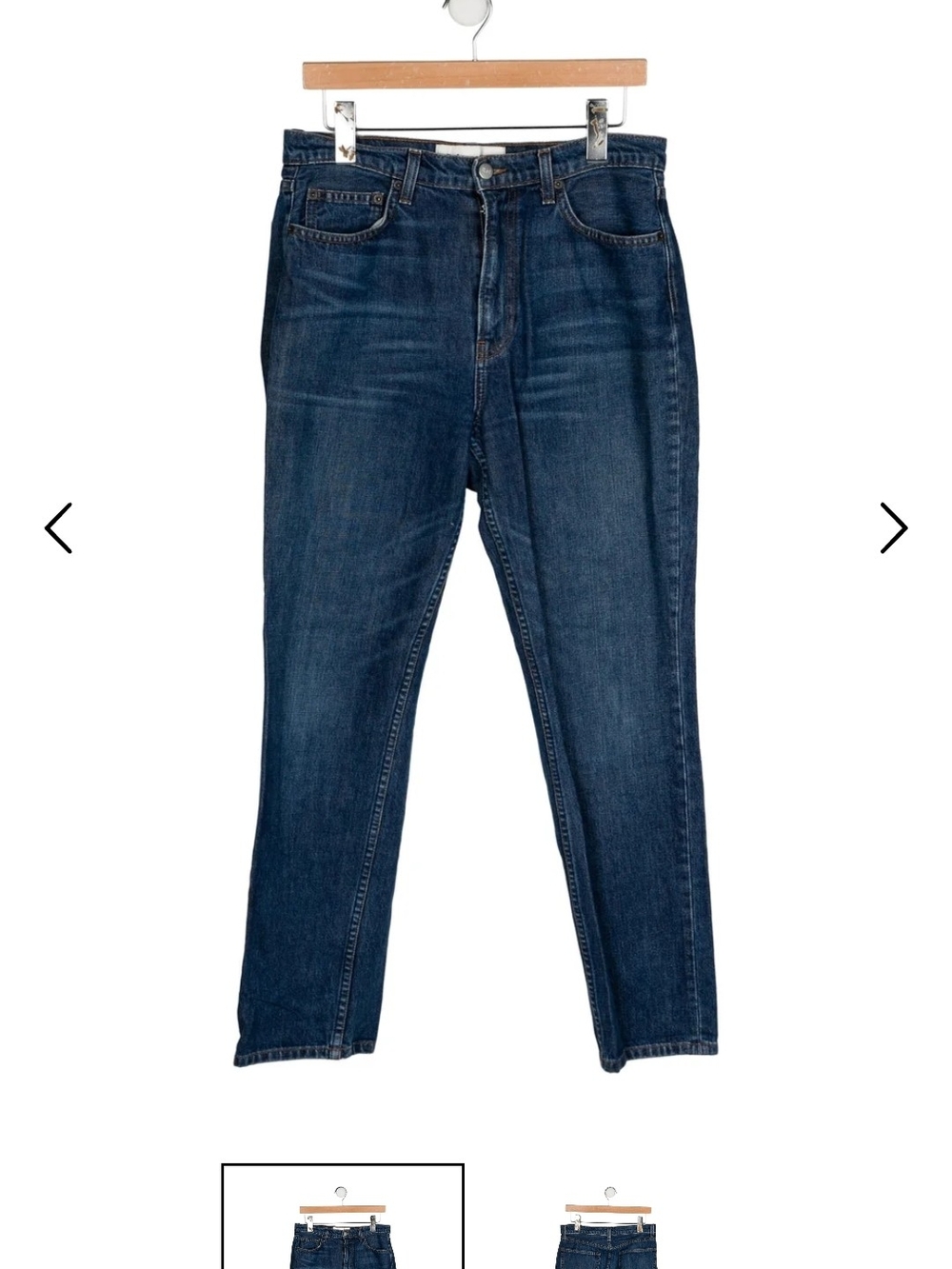 Reformation High Rise, Straight Leg Dark Wash Jeans. Sz 29